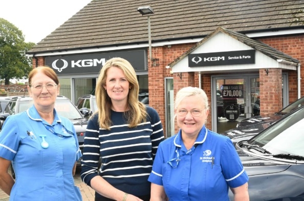 Hereford KGM continues community support with £2,000 donation to St Michael’s Hospice