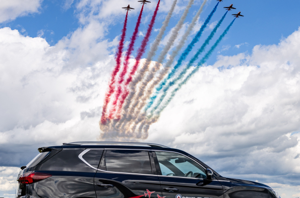 KGM Motors UK joins forces with the Red Arrows as Official Passenger Vehicle Partner